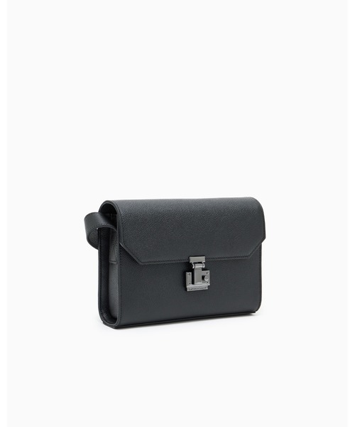 EMPORIO ARMANI(エンポリオアルマーニ)の「【エンポリオ アルマーニ】フラップ付きショルダーバッグ タンブルレザー(ショルダーバッグ・メンズ・ブラック・FREE)」の5枚目の写真