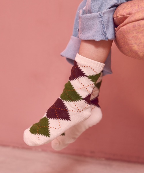 pairmanon（ペアマノン）の「ユニセックス 3足セット 配色ロゴ&総柄 ソックス（ソックス/靴下・キッズ・その他1/その他・M/L）」の8枚目の写真