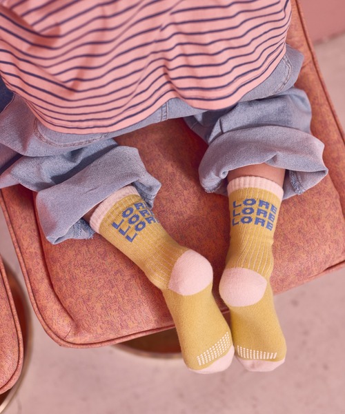 pairmanon（ペアマノン）の「ユニセックス 3足セット 配色ロゴ&総柄 ソックス（ソックス/靴下・キッズ・その他1/その他・M/L）」の6枚目の写真