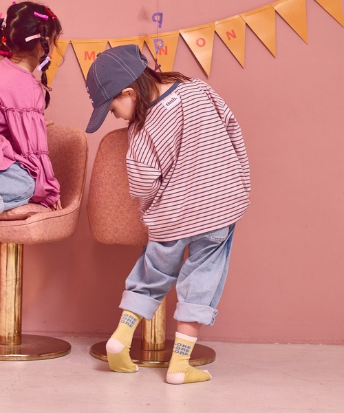 pairmanon（ペアマノン）の「ユニセックス 3足セット 配色ロゴ&総柄 ソックス（ソックス/靴下・キッズ・その他1/その他・M/L）」の5枚目の写真