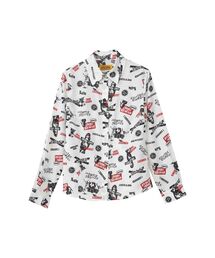 KISS 総柄シャツ　ヒステリックグラマー KISS 総柄シャツ ヒステリックグラマー KISS 総柄シャツ