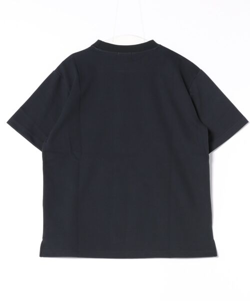 TAKA-Q(タカキュー)の「タカキュー ダブルフェイス ポンチ クルーネック 半袖 Tシャツ(Tシャツ/カットソー・メンズ・ネイビー/ホワイト/ライトグレー/ブラウン・LARGE/X-LARGE/MEDIUM)」の5枚目の写真