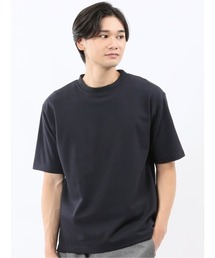タカキュー ダブルフェイス ポンチ クルーネック 半袖 Tシャツ