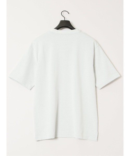 TAKA-Q(タカキュー)の「タカキュー ダブルフェイス ポンチ クルーネック 半袖 Tシャツ(Tシャツ/カットソー・メンズ・ネイビー/ホワイト/ライトグレー/ブラウン・LARGE/X-LARGE/MEDIUM)」の6枚目の写真