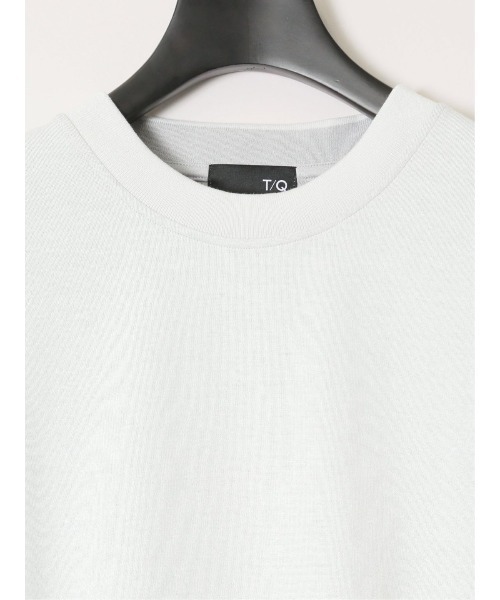 TAKA-Q(タカキュー)の「タカキュー ダブルフェイス ポンチ クルーネック 半袖 Tシャツ(Tシャツ/カットソー・メンズ・ネイビー/ホワイト/ライトグレー/ブラウン・LARGE/X-LARGE/MEDIUM)」の7枚目の写真