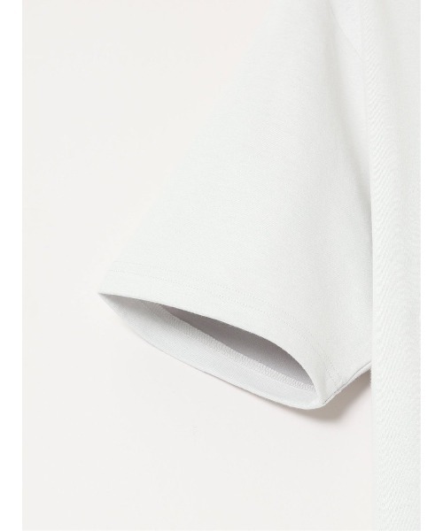 TAKA-Q(タカキュー)の「タカキュー ダブルフェイス ポンチ クルーネック 半袖 Tシャツ(Tシャツ/カットソー・メンズ・ネイビー/ホワイト/ライトグレー/ブラウン・LARGE/X-LARGE/MEDIUM)」の8枚目の写真