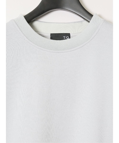 TAKA-Q(タカキュー)の「タカキュー ダブルフェイス ポンチ クルーネック 半袖 Tシャツ(Tシャツ/カットソー・メンズ・ネイビー/ホワイト/ライトグレー/ブラウン・LARGE/X-LARGE/MEDIUM)」の13枚目の写真