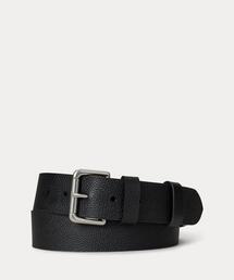 POLO RALPH LAUREN（ポロ ラルフ ローレン）の「ペブルド レザー ローラーバックル ベルト（ベルト・メンズ）」