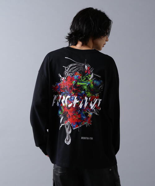 A4A（エーフォーエー）の「A4A/エーフォーエー/L/S TEE FLOWER（Tシャツ/カットソー・メンズ・ブラック/ホワイト・S/M/L）」の14枚目の写真