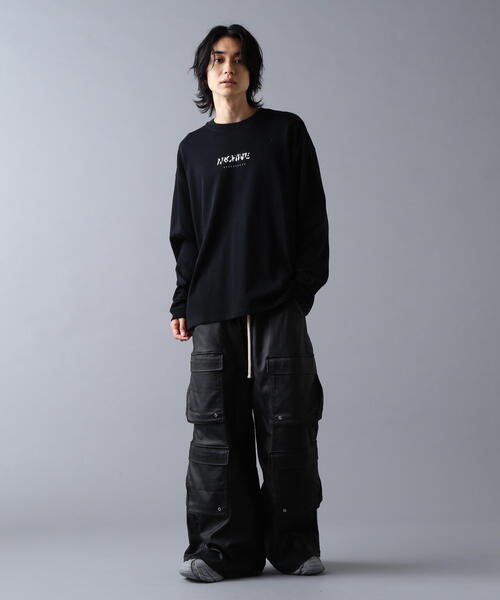 A4A（エーフォーエー）の「A4A/エーフォーエー/L/S TEE FLOWER（Tシャツ/カットソー・メンズ・ブラック/ホワイト・S/M/L）」の13枚目の写真