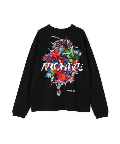 A4A（エーフォーエー）の「A4A/エーフォーエー/L/S TEE FLOWER（Tシャツ/カットソー・メンズ・ブラック/ホワイト・S/M/L）」の11枚目の写真
