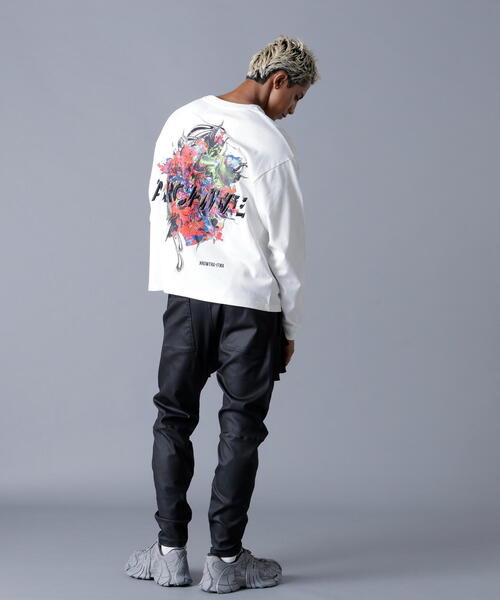 A4A（エーフォーエー）の「A4A/エーフォーエー/L/S TEE FLOWER（Tシャツ/カットソー・メンズ・ブラック/ホワイト・S/M/L）」の18枚目の写真