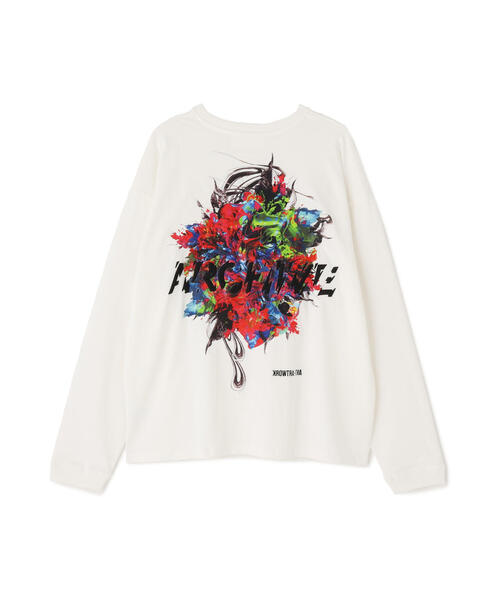 A4A（エーフォーエー）の「A4A/エーフォーエー/L/S TEE FLOWER（Tシャツ/カットソー・メンズ・ブラック/ホワイト・S/M/L）」の17枚目の写真