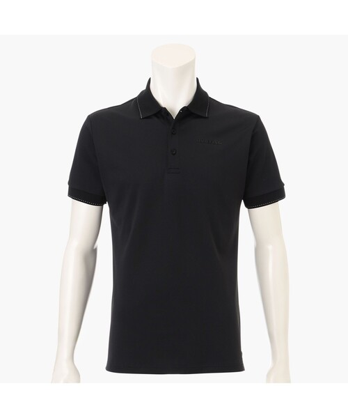 BRIEFING（ブリーフィング）の「【BRIEFING GOLF／ブリーフィングゴルフ】MEN’S BG FLAG POLO（ポロシャツ・メンズ・ホワイト/グレー/ブラック・M/L）」の2枚目の写真