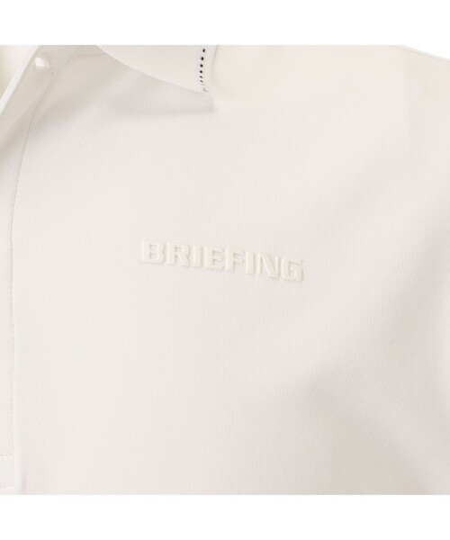 BRIEFING（ブリーフィング）の「【BRIEFING GOLF／ブリーフィングゴルフ】MEN’S BG FLAG POLO（ポロシャツ・メンズ・ホワイト/グレー/ブラック・M/L）」の9枚目の写真