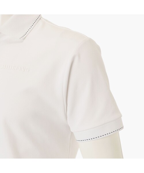 BRIEFING（ブリーフィング）の「【BRIEFING GOLF／ブリーフィングゴルフ】MEN’S BG FLAG POLO（ポロシャツ・メンズ・ホワイト/グレー/ブラック・M/L）」の10枚目の写真