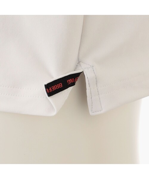 BRIEFING（ブリーフィング）の「【BRIEFING GOLF／ブリーフィングゴルフ】MEN’S BG FLAG POLO（ポロシャツ・メンズ・ホワイト/グレー/ブラック・M/L）」の12枚目の写真