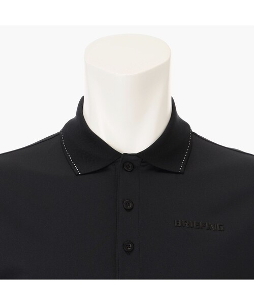 BRIEFING（ブリーフィング）の「【BRIEFING GOLF／ブリーフィングゴルフ】MEN’S BG FLAG POLO（ポロシャツ・メンズ・ホワイト/グレー/ブラック・M/L）」の16枚目の写真