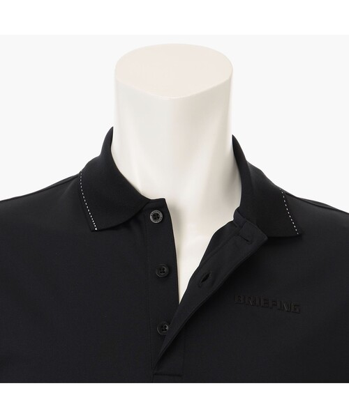 BRIEFING（ブリーフィング）の「【BRIEFING GOLF／ブリーフィングゴルフ】MEN’S BG FLAG POLO（ポロシャツ・メンズ・ホワイト/グレー/ブラック・M/L）」の17枚目の写真