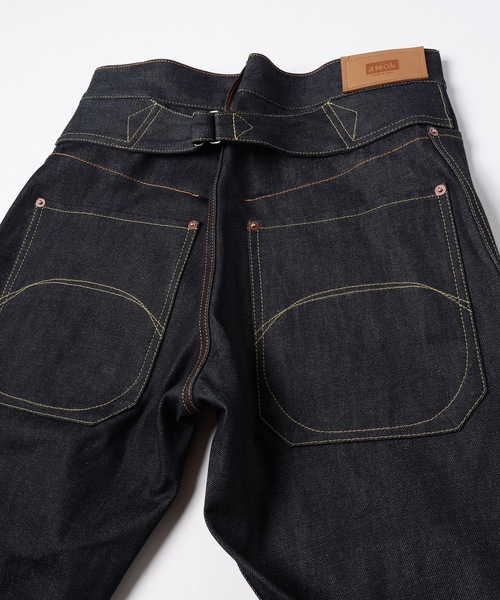amok（アモク）の「CLASSIC DENIM PANTS（デニムパンツ・メンズ・インディゴブルー・L/M/S）」の8枚目の写真