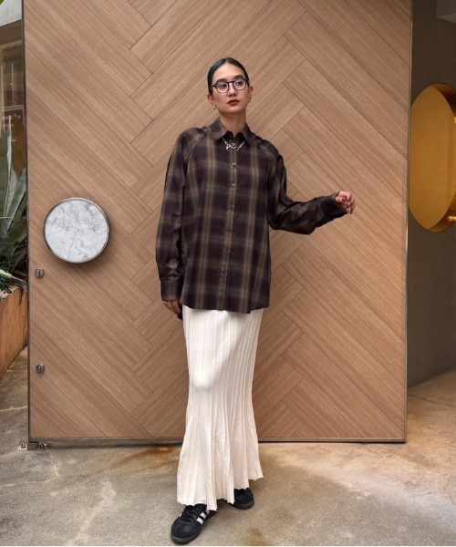 OMBRE CHECK VARIATION SHIRT（シャツ/ブラウス）｜Ameri