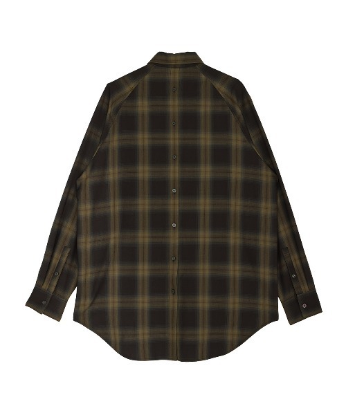 Ameri(アメリ)の「OMBRE CHECK VARIATION SHIRT(シャツ/ブラウス・レディース・グレー/ブラウン・FREE)」の16枚目の写真