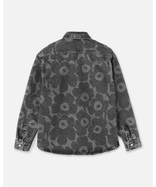 marimekko(マリメッコ)の「【Maridenim】 Vaihe Unikko / shirt(シャツ/ブラウス・レディース・ライトグレー・36/40/32/42/34)」の4枚目の写真