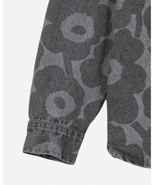 marimekko(マリメッコ)の「【Maridenim】 Vaihe Unikko / shirt(シャツ/ブラウス・レディース・ライトグレー・36/40/32/42/34)」の6枚目の写真