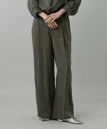 キュプラフィブリル ストレートパンツ【セットアップ対応】