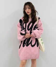 RODEO CROWNS WIDE BOWL | ロゴ2WAYモールニットワンピース(ワンピース)