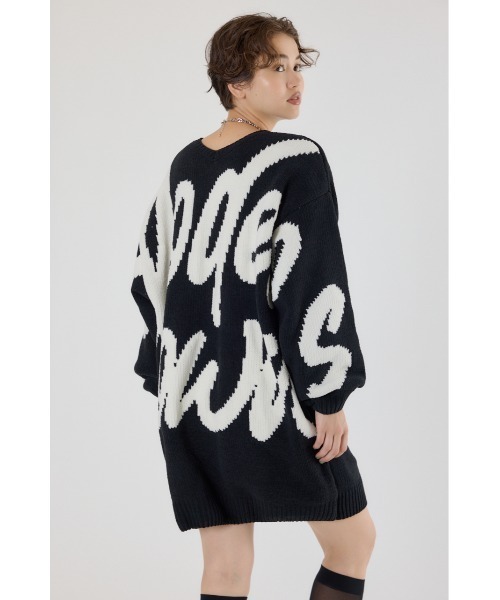 ロゴ2WAYモールニットワンピース（ワンピース）｜RODEO CROWNS WIDE