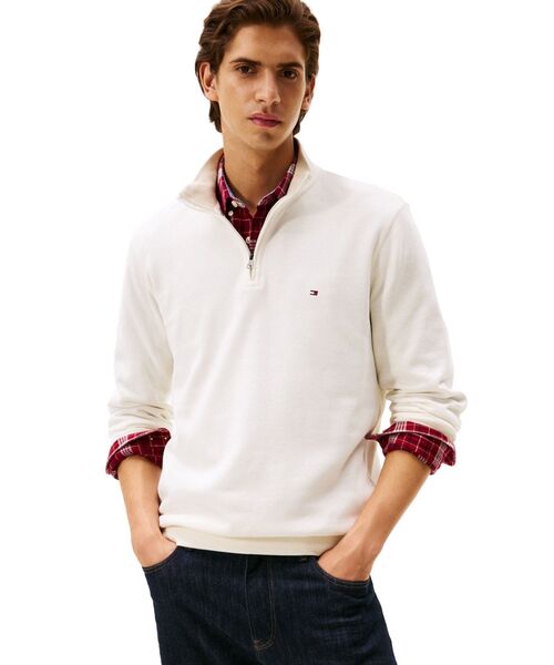 セール】ギフティングフレンチリブ1/4ジッププルオーバー（スウェット