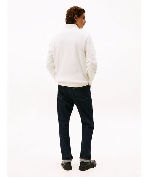 TOMMY HILFIGER(トミーヒルフィガー)の「ギフティングフレンチリブ1/4ジッププルオーバー(スウェット・メンズ・オートミール/ブラック/グリーン/レッド/ホワイト・MEDIUM/SMALL/X-LARGE/LARGE)」の12枚目の写真