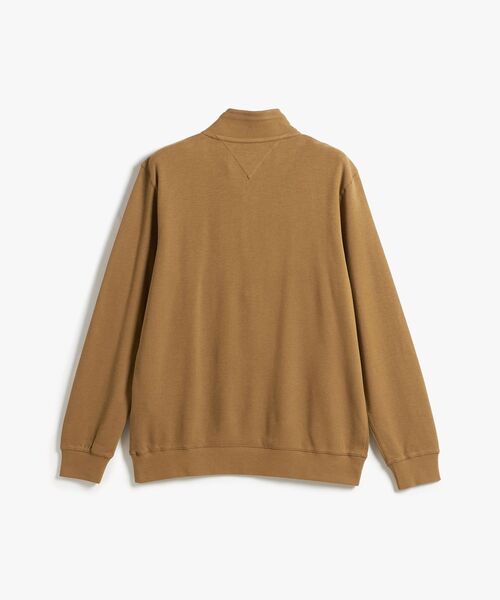 TOMMY HILFIGER(トミーヒルフィガー)の「ギフティングフレンチリブ1/4ジッププルオーバー(スウェット・メンズ・オートミール/ブラック/グリーン/レッド/ホワイト・MEDIUM/SMALL/X-LARGE/LARGE)」の14枚目の写真
