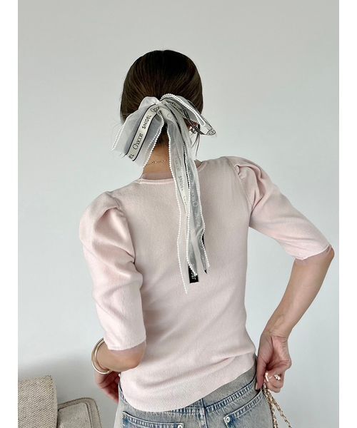 Chacott（チャコット）の「【Chacott】リボンシュシュ（その他ヘアアクセサリー・レディース・ブラック/アイボリー・F）」の8枚目の写真