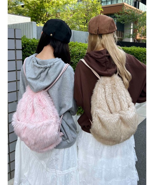 WC（ダブル シー）の「《大HIT中★新色追加》パッチワークロゴパーカー（パーカー・レディース・グレー/ブラウン/サックスブルー/ピンク・FREE）」の19枚目の写真