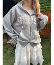 WC（ダブル シー）の「《大HIT中★新色追加》パッチワークロゴパーカー（パーカー）」