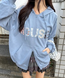 WC（ダブル シー）の「《大HIT中★新色追加》パッチワークロゴパーカー（パーカー）」