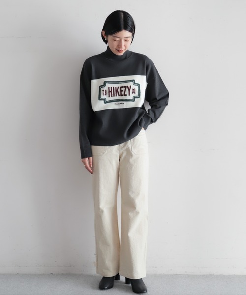 HIKEZYチェーン刺繍 ニットP/O | NOMBRE IMPAIR