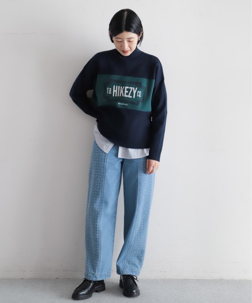 HIKEZYチェーン刺繍 ニットP/O | NOMBRE IMPAIR