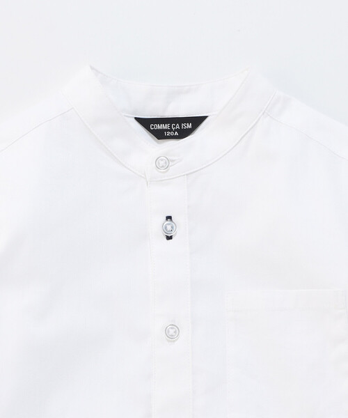COMME CA ISM（コムサイズム）の「【WEB限定】バンドカラーシャツ（シャツ/ブラウス・キッズ・ストライプ/ホワイト・130cm/140cm/150cm/160cm/110cm/120cm）」の17枚目の写真