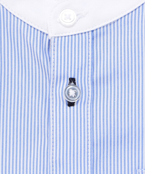 COMME CA ISM（コムサイズム）の「【WEB限定】バンドカラーシャツ（シャツ/ブラウス・キッズ・ストライプ/ホワイト・130cm/140cm/150cm/160cm/110cm/120cm）」の10枚目の写真