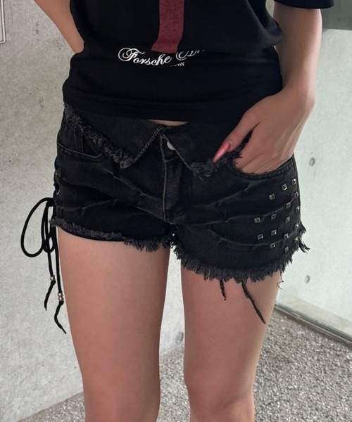 hem waist denim short pants（デニムパンツ）｜KsG（ケーエスジー）の