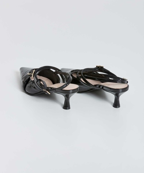 NOELA（ノエラ）の「ストラップバックスリングパンプス（パンプス・レディース・ブラック/ベージュ/レッド・S/M/L）」の5枚目の写真