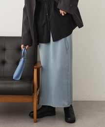ダルサテンIラインスカート