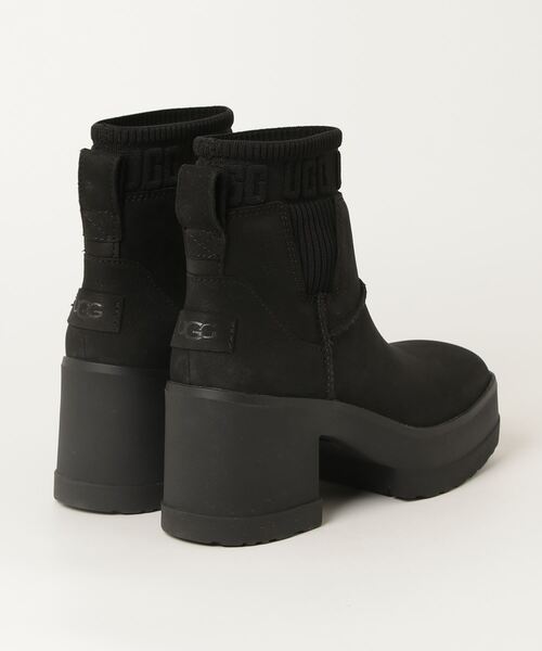 Uggブーツ UGG ファンケット 厚底 スリッポン BLACK CHE BCDR 1113474
