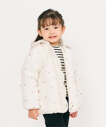 apres les cours | 【洗える/2WAY】スカラップ刺繍アウター(ダウンジャケット/コート)