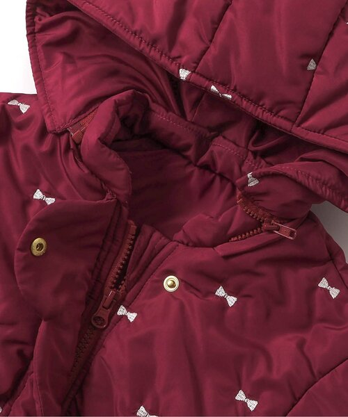 apres les cours（アプレレクール）の「【洗える/2WAY】スカラップ刺繍アウター（ダウンジャケット/コート・キッズ・レッド/アイボリー/ネイビー・140/130/120/110/100/90/80）」の19枚目の写真