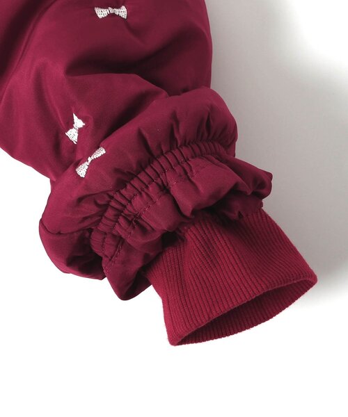 apres les cours（アプレレクール）の「【洗える/2WAY】スカラップ刺繍アウター（ダウンジャケット/コート・キッズ・レッド/アイボリー/ネイビー・140/130/120/110/100/90/80）」の22枚目の写真