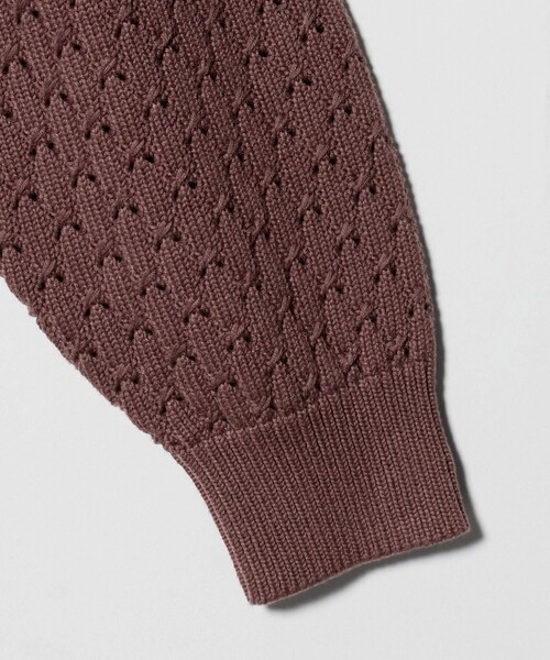 BEAUTY&YOUTH UNITED ARROWS(ビューティーアンドユースユナイテッドアローズ)の「オブリック パターン ポロ ジャケット(カーディガン/ボレロ・メンズ・ダークブラウン/ダークグレー・S/M/XL/L)」の11枚目の写真